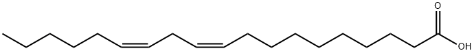 DELTA 10 CIS-13 NONADECADIENOIC ACID Structure