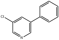 3-CHLORO-5-PHENYLPYRIDINE Structure