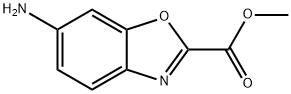 2-Benzoxazolecarboxylicacid,6-amino-,methylester(9CI) Structure