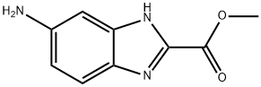 5-AMINO-1H-BENZOIMIDAZOLE-2-CARBOXYLIC ACID METHYL ESTER 구조식 이미지