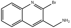1-(2-BROMOQUINOLIN-3-YL)METHANAMINE 구조식 이미지