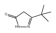 3-TERT-BUTYL-2-PYRAZOLIN-5-ONE 구조식 이미지