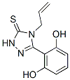 4-allyl-5-(2,6-dihydroxyphenyl)-2,4-dihydro-3H-1,2,4-triazole-3-thione Structure