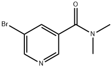 5-BROMO-N,N-DIMETHYL-3-PYRIDINECARBOXAMIDE Structure