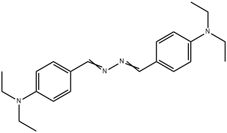 4-(diethylamino)benzaldehyde [[4-(diethylamino)phenyl]methylene]hydrazone Structure