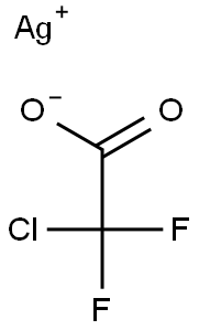 silver(1+) chlorodifluoroacetate  Structure