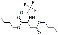 N-Trifluoroacetyl-L-aspartic acid dibutyl ester Structure