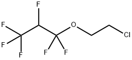 1-(2-CHLOROETHOXY)-1,1,2,3,3,3-HEXAFLUOROPROPANE Structure