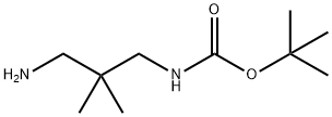 1-BOC-AMINO-2,2-DIMETHYL-1,3-PROPANEDIAMINE 구조식 이미지