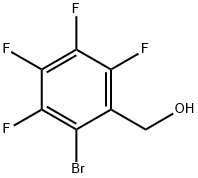 2-BROMO-3,4,5,6-TETRAFLUOROBENZYLALCOHOL 구조식 이미지
