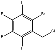 2-BROMO-3,4,5,6-TETRAFLUOROBENZYLCHLORIDE Structure