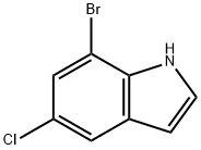 7-BROMO-5-CHLOROINDOLE Structure