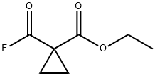 시클로프로판카르복실산,1-(플루오로카르보닐)-,에틸에스테르(9CI) 구조식 이미지