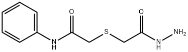 2-[(2-hydrazino-2-oxoethyl)thio]-N-phenylacetamide Structure