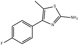 4-(4-FLUORO-PHENYL)-5-METHYL-THIAZOL-2-YLAMINE 구조식 이미지