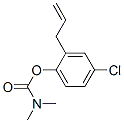 (4-클로로-2-프로프-2-에닐-페닐)N,N-디메틸카바메이트 구조식 이미지