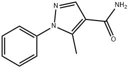 1-PHENYL-5-METHYL-1H-PYRAZOLE-4-CARBOXAMIDE Structure