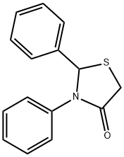 2,3-디페닐티아졸리딘-4-온 구조식 이미지