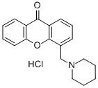 Xanthen-9-one, 4-piperidinomethyl-, hydrochloride Structure