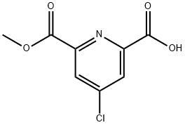 4-Chloro-6-(Methoxycarbonyl)picolinic acid Structure