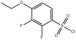 4-Ethoxy-2,3-difluorobenzenesulfonylchloride Structure