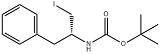 N-[(1R)-1-(IodoMethyl)-2-phenylethyl]carbaMic Acid 1,1-DiMethylethyl Ester Structure