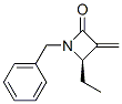 2-Azetidinone,4-ethyl-3-methylene-1-(phenylmethyl)-,(4R)-(9CI) 구조식 이미지