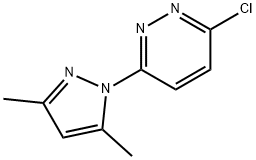 3-CHLORO-6-(3,5-DIMETHYL-1H-PYRAZOL-1-YL)PYRIDAZINE Structure