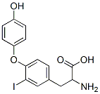 2-amino-3-[4-(4-hydroxyphenoxy)-3-iodophenyl]propanoic acid 구조식 이미지