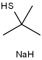 SODIUM 2-METHYL-2-PROPANETHIOLATE 구조식 이미지