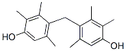 4,4'-Methylenebis(2,3,5-trimethylphenol) Structure