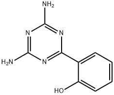 2-(2-Hydroxyphenyl)-1,3,5-triazine-4,6-diamine Structure