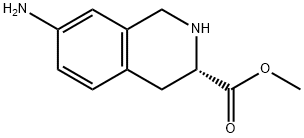 3-Isoquinolinecarboxylicacid,7-amino-1,2,3,4-tetrahydro-,methylester,(3S)-(9CI) 구조식 이미지