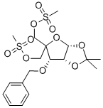 293751-01-6 3-O-Benzyl4-C-(methanesulfonyloxymethyl)-5-O-methanesulfonyl-1,2-O-isopropylidene-a-D-ribofuranose