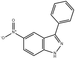5-Nitro-3-phenyl-1H-indazole 구조식 이미지
