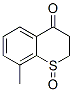 2,3-Dihydro-8-methyl-4H-1-benzothiopyran-4-one 1-oxide Structure