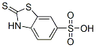 2,3-dihydro-2-thioxobenzothiazole-6-sulphonic acid Structure