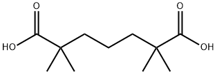 2,2,6,6-TETRAMETHYLPIMELIC ACID 구조식 이미지