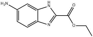 1H-Benzimidazole-2-carboxylicacid,5-amino-,ethylester(9CI) 구조식 이미지