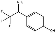 4-(1-AMINO-2,2,2-TRIFLUORO-ETHYL)-PHENOL Structure