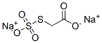 disodium (sulphonatothio)acetate Structure