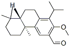 3-Phenanthrenecarboxaldehyde, 4b,5,6,7,8,8a,9,10-octahydro-2-methoxy-4b,8,8-trimethyl-1-(1-methylethyl)-, (4bS,8aS)- Structure