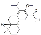 3-Phenanthrenecarboxylic acid, 4b,5,6,7,8,8a,9,10-octahydro-2-methoxy-4b,8,8-trimethyl-1-(1-methylethyl)-, (4bS,8aS)- Structure