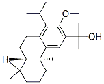 3-Phenanthrenemethanol, 4b,5,6,7,8,8a,9,10-octahydro-2-methoxy-.alpha.,.alpha.,4b,8,8-pentamethyl-1-(1-methylethyl)-, (4bS,8aS)- Structure