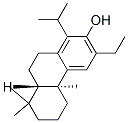 2-Phenanthrenol, 3-ethyl-4b,5,6,7,8,8a,9,10-octahydro-4b,8,8-trimethyl-1-(1-methylethyl)-, (4bS,8aS)- Structure