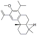 Phenanthrene, 1,2,3,4,4a,9,10,10a-octahydro-7-methoxy-1,1,4a-trimethyl-6-(1-methylethenyl)-8-(1-methylethyl)-, (4aS,10aS)- Structure