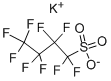 노나플루오로-1-부탄술폰산 칼륨 구조식 이미지