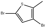 3,5-DIBROMO-2-METHYLTHIOPHENE Structure