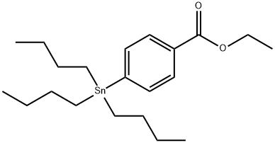 [4-(Ethoxycarbonyl)phenyl]tributylstannane Structure