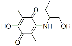 2-Hydroxy-5-[[1-(hydroxymethyl)propyl]amino]-3,6-dimethyl-1,4-benzoquinone Structure